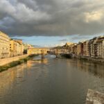 Ponte Vecchio på kvällstid Ponte Vecchio på kvällstid