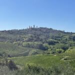 På håll.. vackra torn i San Gimignano. Idag finns där bara ett dussin kvar På håll.. vackra torn i San Gimignano. Idag finns där bara ett dussin kvar