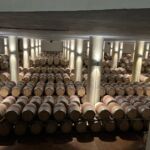 Den imponerande barrique-källaren på Castello di Fonterutoli Den imponerande barrique-källaren på Castello di Fonterutoli