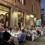 En härlig, inledande middag på Osteria Le Logge i Siena En härlig, inledande middag på Osteria Le Logge i Siena