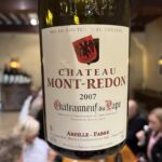 Det populära vinet från Mont-Redon provades i Chateauneuf-du-Pape. Ett vin som varit med på Nobel-middagen ett par gånger Det populära vinet från Mont-Redon provades i Chateauneuf-du-Pape. Ett vin som varit med på Nobel-middagen ett par gånger