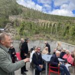 Vår avslutande provning var hos mästaren Paul-Jean Villa i Condrieu Vår avslutande provning var hos mästaren Paul-Jean Villa i Condrieu