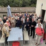 Hela härliga gänget på provning hos Pierre-Jean Villa i Condrieu Hela härliga gänget på provning hos Pierre-Jean Villa i Condrieu