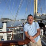 Tidig morgon och vi anländer snart till Ponza-öarna Tidig morgon och vi anländer snart till Ponza-öarna