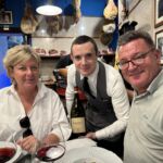 Jag, krögaren Luca & Lis på Trattoria Al Pompiere Jag, krögaren Luca & Lis på Trattoria Al Pompiere