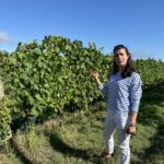 På Le Potazzine i Montalcino tog dottern Sofia emot och och visade oss runt bland deras odlingar med sangiovese På Le Potazzine i Montalcino tog dottern Sofia emot och och visade oss runt bland deras odlingar med sangiovese