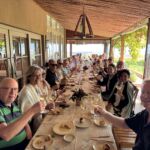 Vi åt en god lunch hos Ella Hamilton Russel på hennes nyöppnade restaurang på vingården Longridge i Stellenbosch Vi åt en god lunch hos Ella Hamilton Russel på hennes nyöppnade restaurang på vingården Longridge i Stellenbosch