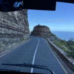 På väg ner mot Cape of Good Hope passerade vi Chapmans Peak På väg ner mot Cape of Good Hope passerade vi Chapmans Peak