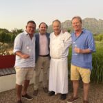 Tillsammans med Nicolas, Chef Christophe samt Richard Hilton på Glenelly i Stellenbosch Tillsammans med Nicolas, Chef Christophe samt Richard Hilton på Glenelly i Stellenbosch