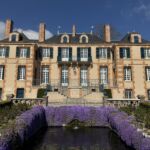 Vi började resan med en bättre lunch på Taittinger´s slott Marquetterie i byn Pierry Vi började resan med en bättre lunch på Taittinger´s slott Marquetterie i byn Pierry