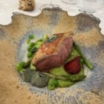 Det blev ett underbart ankbröst på lunchen i Chambolle-Musigny Det blev ett underbart ankbröst på lunchen i Chambolle-Musigny