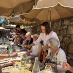 På Chateau De Berne avnjöt vi även en mycket god lunch På Chateau De Berne avnjöt vi även en mycket god lunch