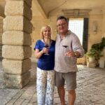 Marilisa Allegrini välkomnades oss med en lång apéretif innan lunchen Marilisa Allegrini välkomnades oss med en lång apéretif innan lunchen