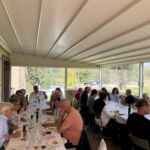 Vi åt en god, lättsam lunch på Fattoria Félsina, där deras Vin Santo tog priset Vi åt en god, lättsam lunch på Fattoria Félsina, där deras Vin Santo tog priset