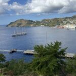 Royal Clipper från håll på St. Vincent Royal Clipper från håll på St. Vincent