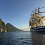 Vackra Royal Clipper utanför St. Lucia Vackra Royal Clipper utanför St. Lucia