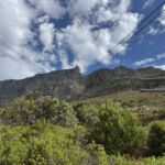 Vi tog linbanan upp till toppen av Table Mountain 1.068 m.ö.h Vi tog linbanan upp till toppen av Table Mountain 1.068 m.ö.h