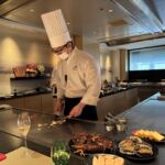 Vi var några som åt en god Teppanyaki i Ginza Vi var några som åt en god Teppanyaki i Ginza