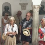 Eminenta Kristina Kappelin guidade oss runt på Villa San Michele med sin fantastiska berättarförmåga Eminenta Kristina Kappelin guidade oss runt på Villa San Michele med sin fantastiska berättarförmåga