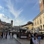 Vackra Piazza Erbe bjuder på många vattenhål Vackra Piazza Erbe bjuder på många vattenhål