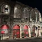 Arena di Verona på kvällen Arena di Verona på kvällen
