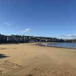 På eftermiddagen blev det flera sköna bad och en liten lur på handduken på La Concha stranden